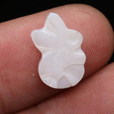 10Pcs Rabbit Shape Mother of Pearl Shell Beads for Jewelry Making