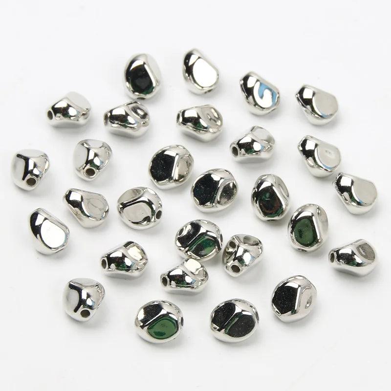 100pcs/lot 7mm CCB Charm Spacer Beads for DIY Jewelry Making