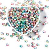 3-12mm Gradient Mermaid Pearls Beads No Hole ABS Round Pearls For DIY Jewelry