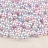 3-12mm Gradient Mermaid Pearls Beads No Hole ABS Round Pearls For DIY Jewelry