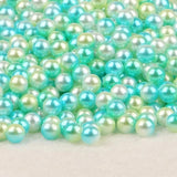 3-12mm Gradient Mermaid Pearls Beads No Hole ABS Round Pearls For DIY Jewelry
