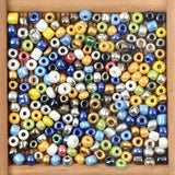 300pcs 4MM Czech Glass Seed Beads DIY Bracelet Necklace Making