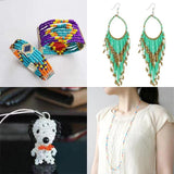 300pcs 4MM Czech Glass Seed Beads DIY Bracelet Necklace Making