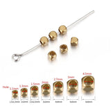 100pcs Brass Cube Square Spacer Beads for DIY Jewelry Making