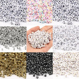 5mm Mixed Square Letter Acrylic Alphabet Cube Beads Jewelry Making DIY