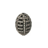 15x20mm Oval Crystal Hollow Spacer Beads for Bracelet Necklace Making