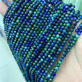 3MM Multicolor Natural Faceted Stone Beads Quartzs Amethysts Cat Eye Spacer