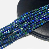 3MM Multicolor Natural Faceted Stone Beads Quartzs Amethysts Cat Eye Spacer