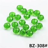 2-10mm Crystal Glass Round Beads Diy Faceted Spacer Rondelle Beads