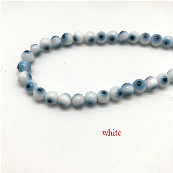 Colorful Evil Eyes Beads Evil Eye Necklace Jewelry Glass Beads