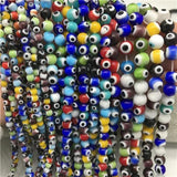 Colorful Evil Eyes Beads Evil Eye Necklace Jewelry Glass Beads