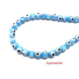 Colorful Evil Eyes Beads Evil Eye Necklace Jewelry Glass Beads