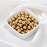 30-100pcs Stainless Steel Beads 3-8mm for Jewelry Making Spacer Beads