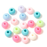 100pcs/Lot 5 6 8 10mm Macaron Colors Acrylic Beads for DIY Jewelry Making