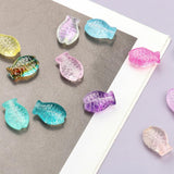 20pcs Fish Shape Lampwork Glass Beads for DIY Jewelry Making