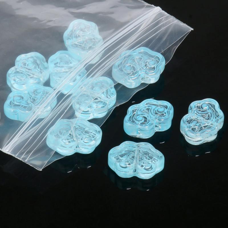 13x9MM Czech Lampwork Crystal Auspicious Clouds Shape Beads