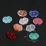 13x9MM Czech Lampwork Crystal Auspicious Clouds Shape Beads