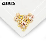 3-10mm Natural Stone Hematite Spacer Beads for DIY Jewelry Making