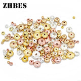 3-10mm Natural Stone Hematite Spacer Beads for DIY Jewelry Making