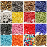 Two Hole Beads Mixed Czech Glass Acrylic Bead for Needlework Jewelry Making