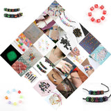 Two Hole Beads Mixed Czech Glass Acrylic Bead for Needlework Jewelry Making