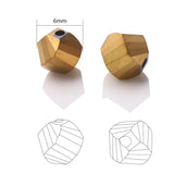 Chinese Crystal Beads 4/6/8/10/12MM Glass Faceted Twist DIY Charm