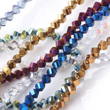Chinese Crystal Beads 4/6/8/10/12MM Glass Faceted Twist DIY Charm