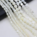 Natural Freshwater Shell Beads Spacer Beads for Jewelry Making DIY