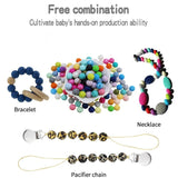 10pcs Silicone Teething Beads DIY Chewable For Baby