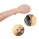 10Pcs Double Face Ceramic Evil Eye Beads for Jewelry Making