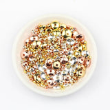 Hematite Beads 3/4/6/8/10mm Silver Plated Spacer Jewelry Making DIY