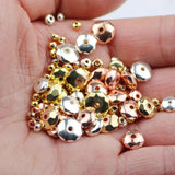Hematite Beads 3/4/6/8/10mm Silver Plated Spacer Jewelry Making DIY