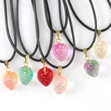 10pcs Czech Lampwork Crystal Strawberry Beads Charms Pendant DIY Jewelry Making