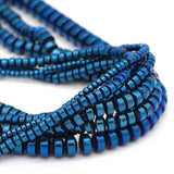 Hematite Stone Spacer Beads for Jewelry Making 3/4/6/8MM