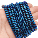 Hematite Stone Spacer Beads for Jewelry Making 3/4/6/8MM