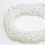 Faceted Crystal Glass Rondelle Spacer Beads for DIY Jewelry Making