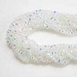 Faceted Crystal Glass Rondelle Spacer Beads for DIY Jewelry Making