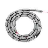Hematite Flat Square Stone Beads for Jewelry Making 4/6/8MM
