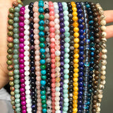 Tiger Eye Moonstone Jade Beads for Jewelry Making 15''