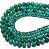 Chrysocolla Round Spacer Beads for Jewelry Making DIY Bracelets Necklace 3-12mm