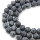 Matte Labradorite Round Beads 15'' Strand 4/6/8/10mm