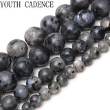 Matte Labradorite Round Beads 15'' Strand 4/6/8/10mm