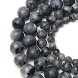 Matte Labradorite Round Beads 15'' Strand 4/6/8/10mm