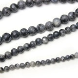 Matte Labradorite Round Beads 15'' Strand 4/6/8/10mm