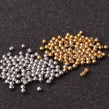 10Pcs Stainless Steel 0.8x3mm Earrings Round Ball 1.2x4mm Spot Stud Accessory
