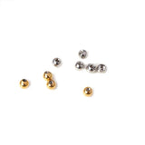 10Pcs Stainless Steel 0.8x3mm Earrings Round Ball 1.2x4mm Spot Stud Accessory