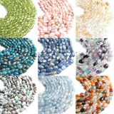 Natural Pink Opal Moonstone Colorful Fluorite Stone Beads 15
