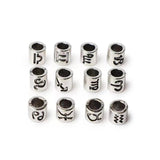 50-100pcs Mixed Zodiac Sign Charms Spacer Loose Beads