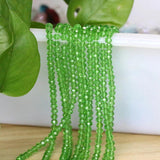 Faceted Glass Loose Beads 2-12MM for DIY Bracelets