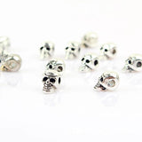 20pcs Tibetan Silver Skull Metal Beads 11x6mm DIY Bracelet Jewelry Findings